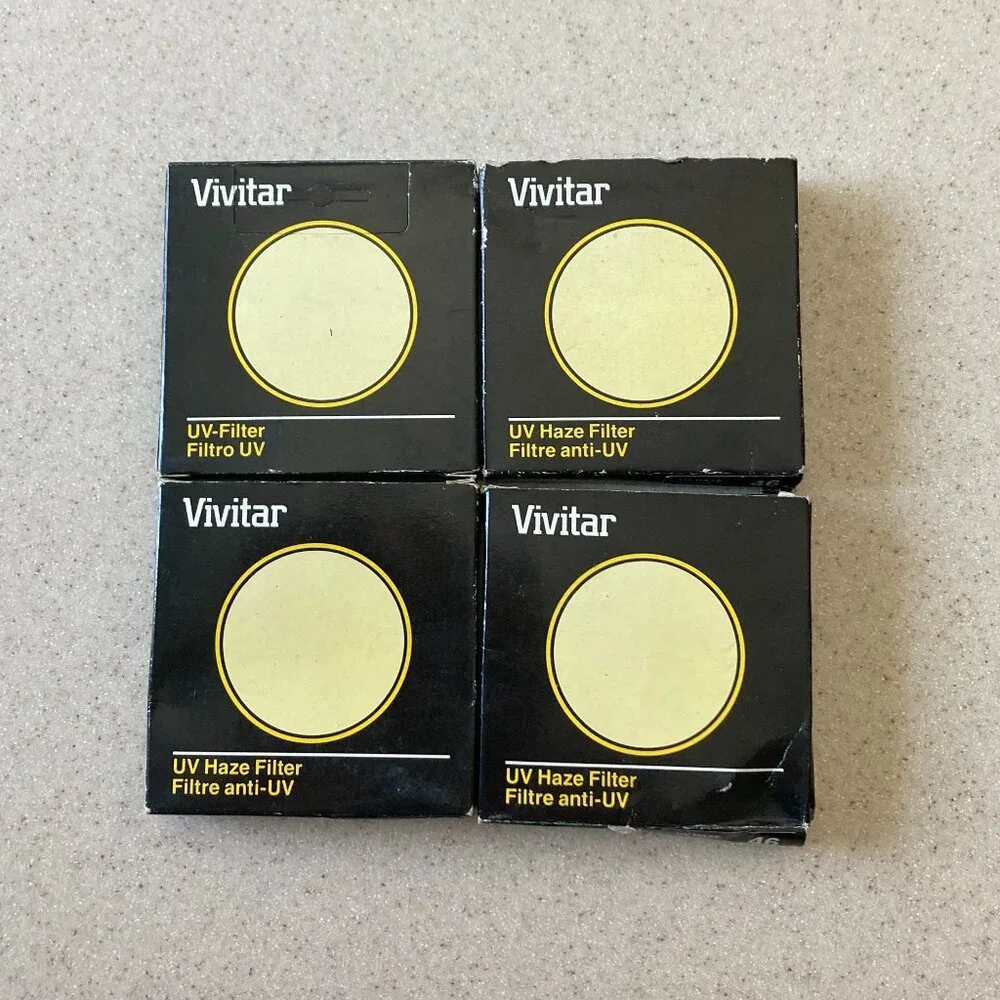 Vintage Vivitar UV Camera Lens Filter - UV Haze 46mm - NOS